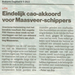2022-05-06-Brabants-Dagblad-Maasveren-Eindelijk-CAO-akkoord